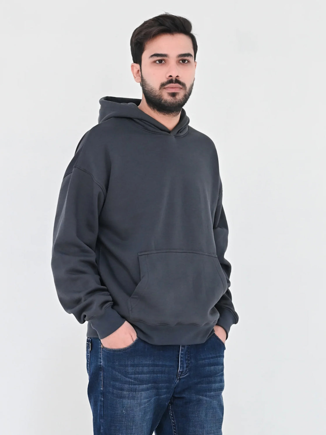 CHARCOL OVERSIZE HOODIE