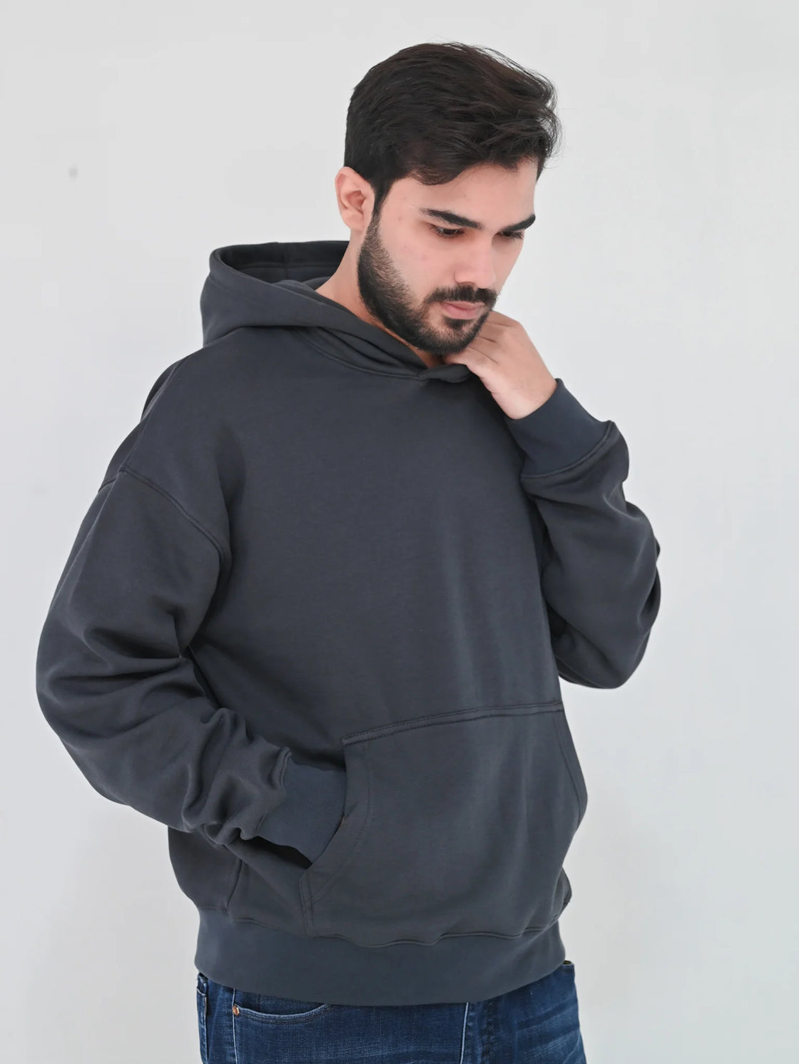 CHARCOL OVERSIZE HOODIE